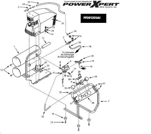 CAMPBELL HAUSFIELD FP201255 Air Compressor Parts