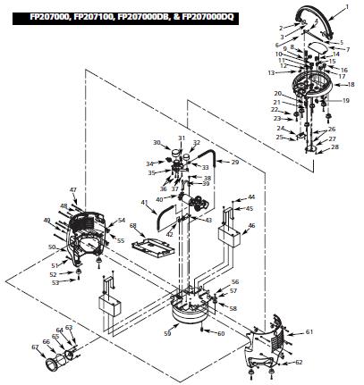 CAMPBELL HAUSFIELD FP207000 Air Compressor Parts